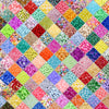 A grid of colorful 8mm acrylic beads in various shapes and colors for jewelry making.