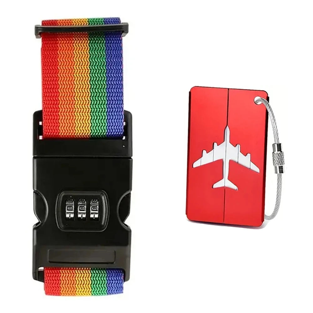 Heavy-Duty Adjustable Luggage Straps for Secure Travel
