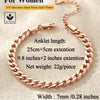 Classic Cuban Chain Anklet