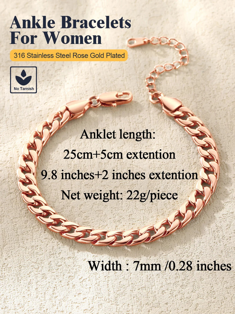 Classic Cuban Chain Anklet