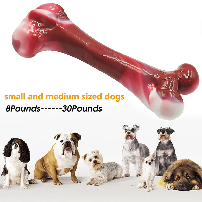 Bacon-Scented Rubber Chew Bone for Dogs