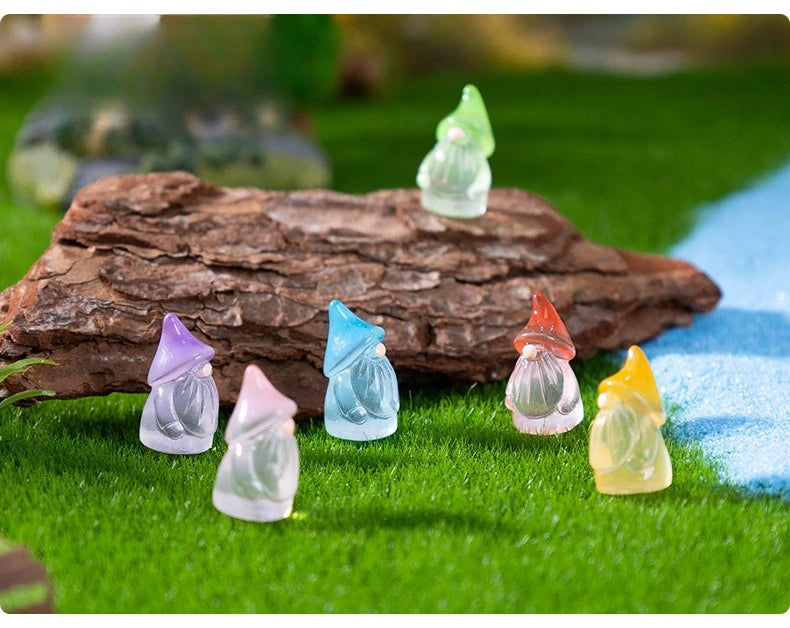 Luminous Fairy Garden Mini Gnomes for Enchanted Decor