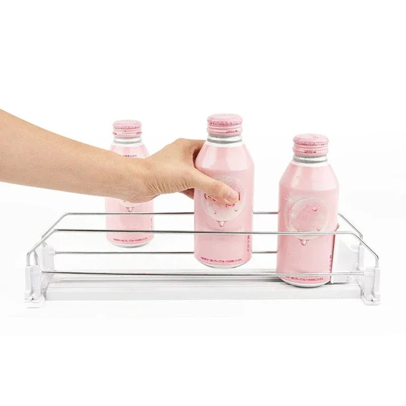 Self-Pushing Beverage Can Dispenser