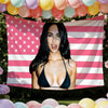 Megan Fox Decorative Flag Banner for Outdoor Events