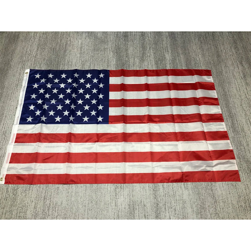 Double-Sided American Flag Banner