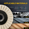 5-Inch Wool Felt Polishing Wheel