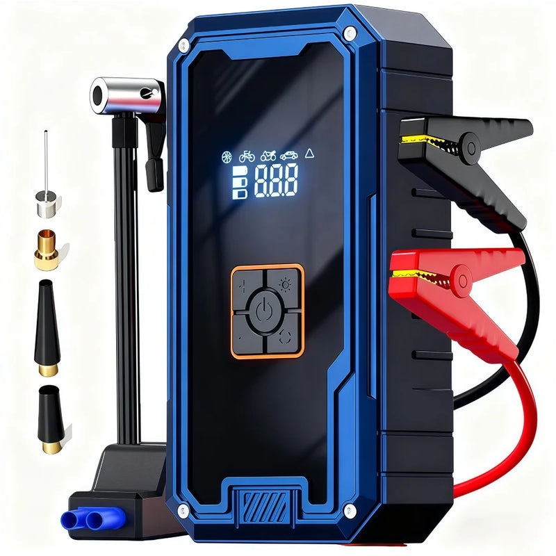Portable Car Jump Starter with Air Compressor