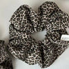 Oversized Leopard Print Scrunchie