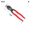 Heavy-Duty Bolt Cutter with Spring-Loaded Handles