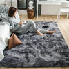 Soft Tie-Dye Leaf Print Non-Slip Area Rug