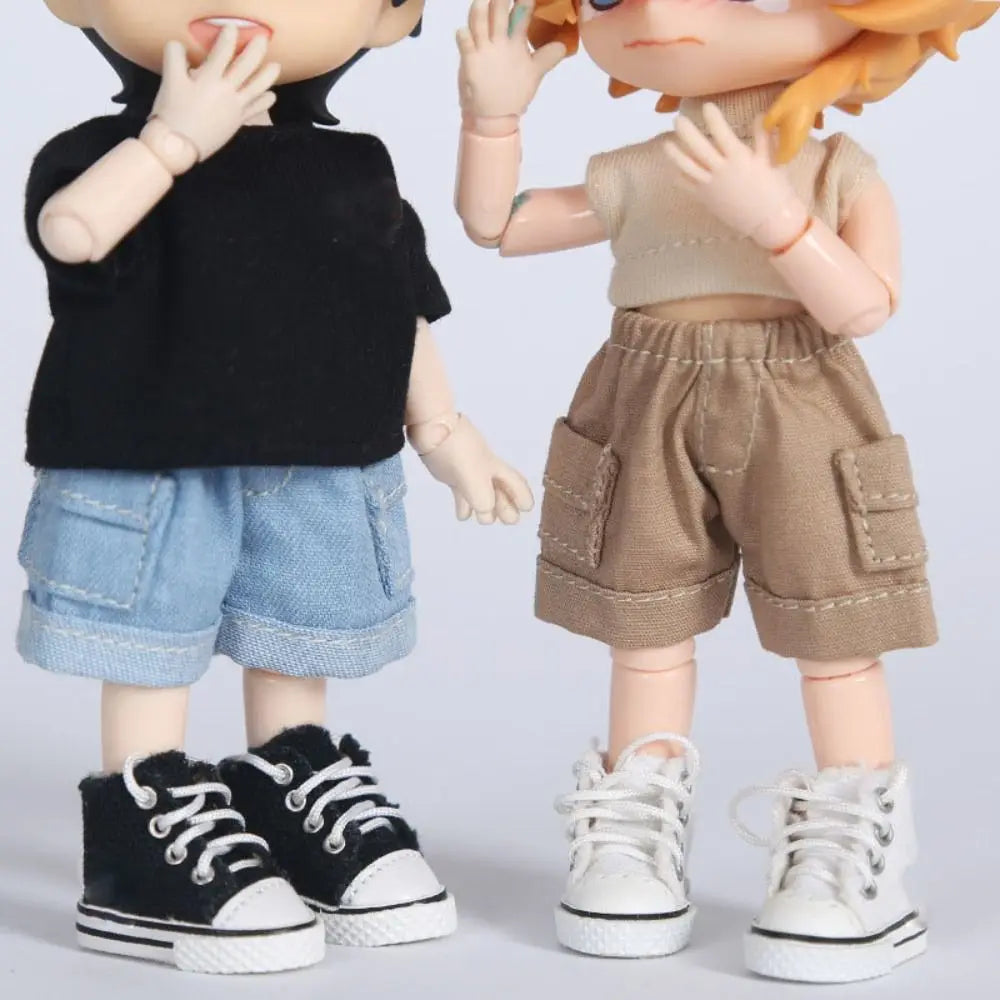 Mini Denim Shorts for 1/12 BJD Dolls