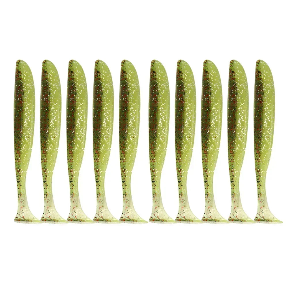 Realistic Soft Bait Fishing Lures with Jig Heads