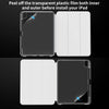 Clear Hard Back Case for iPad with Detachable Sliding Cover