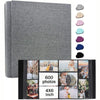 Linen Photo Album with 4x6 Sleeves