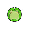 Cute Frog Enamel Pin with Sarcastic Quote