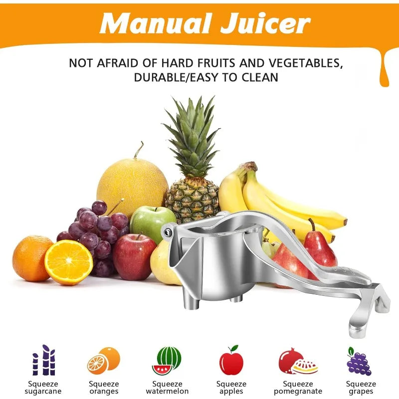 Manual Citrus Juicer – Heavy-Duty Aluminum Squeezer