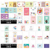 Set of 20 Happy Birthday Cards with Envelopes and Stickers