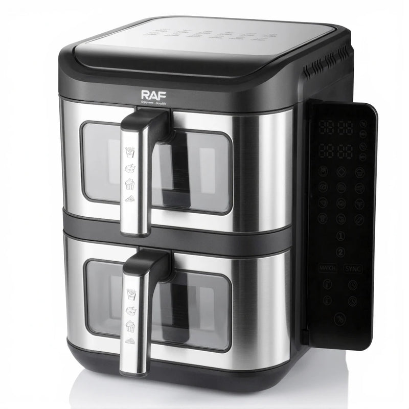 Dual Basket Air Fryer with Independent Controls