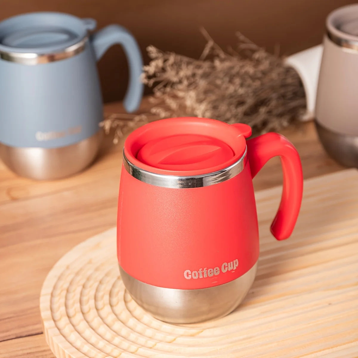 Insulated Stainless Steel Travel Mug with Lid