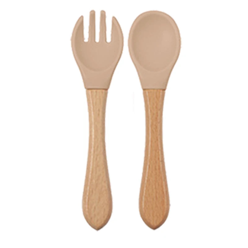 Baby Silicone Suction Plate and Utensil Set