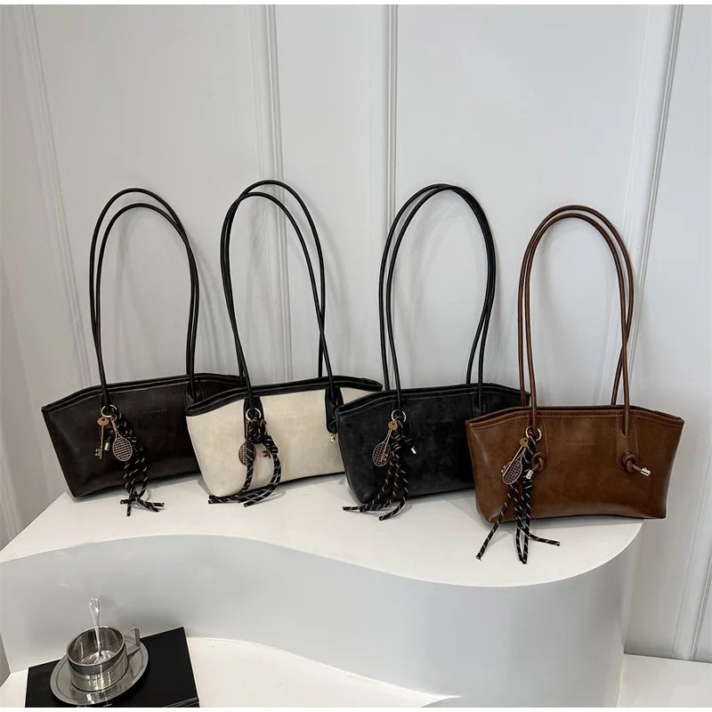 Retro Tote Bag - Large Capacity Casual Shoulder Bag