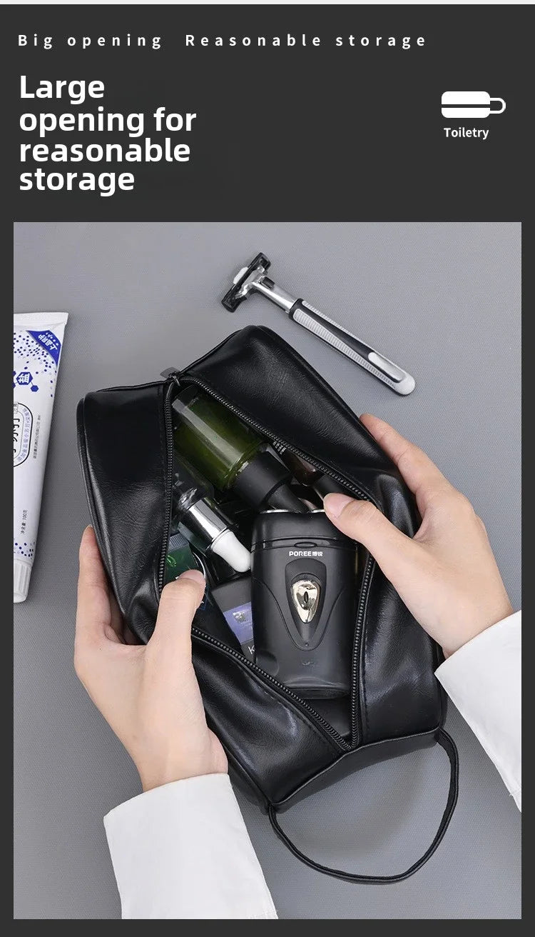 Waterproof Hanging Toiletry Bag with Multiple Compartments