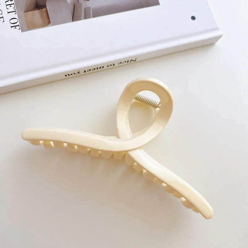 Gold S-Shaped Metal Hair Claw
