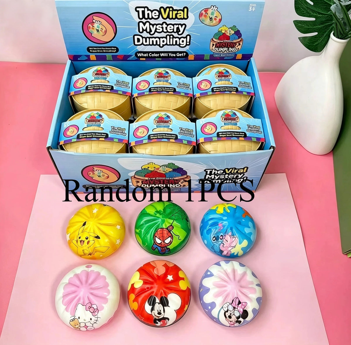Mystery Dumpling Squishy – Slow-Rise Stress Relief Fidget Toy