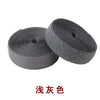 Roll of gray sew-on hook and loop tape fastener strip