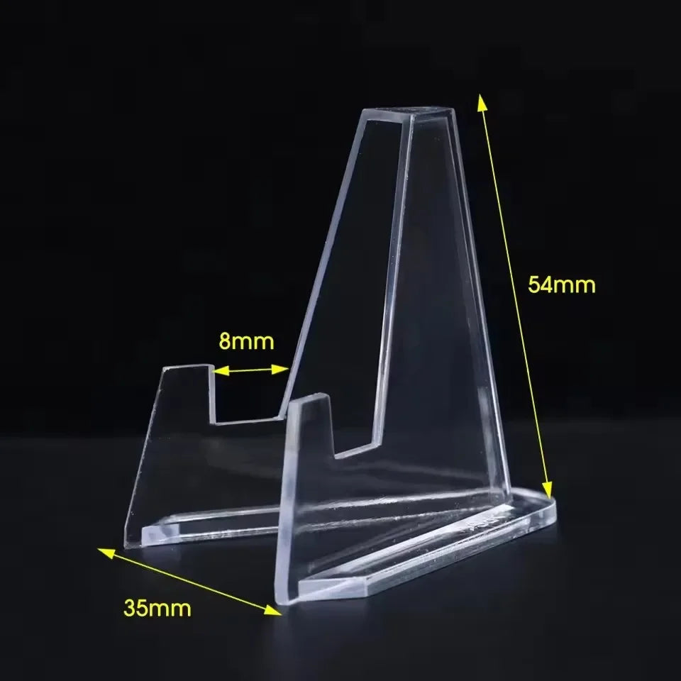 Acrylic Clear Display Stand for Cards and Coins