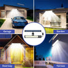 Solar Motion Sensor Security Flood Light with Remote