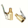 Brass Locking Nozzle Tire Air Chuck Clip Adapter