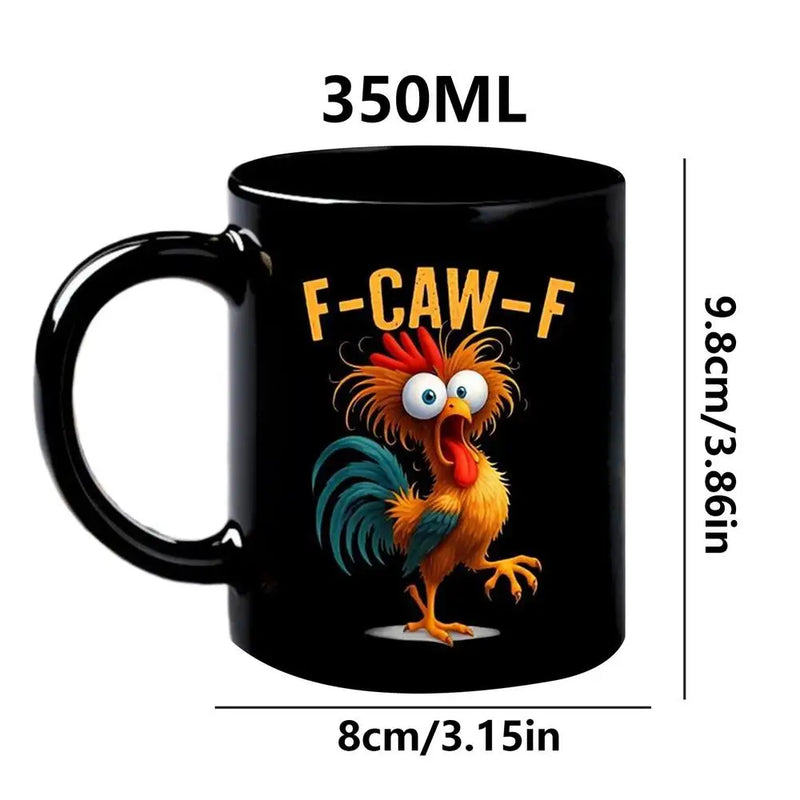 F-Caw-F Keramik-Kaffeetasse