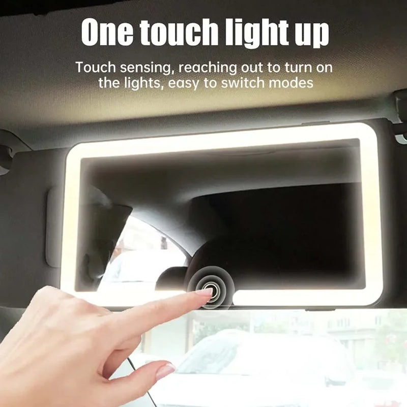 Rechargeable LED Car Vanity Mirror
