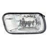 Clear plastic front bumper fog lights for Dodge Ram trucks