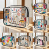 Large Capacity Travel Cosmetic Bag with Multifunctional Storage