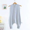 Pure Cotton Striped Baby Sleeping Bag with Split Legs