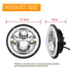 Classic 7 Inch Round LED Motorcycle Headlight