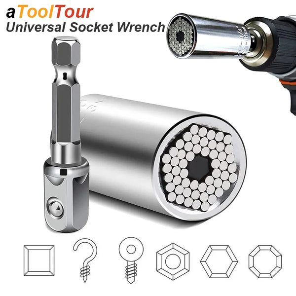 Adaptateur de Clé Universelle avec Embout pour Perceuse