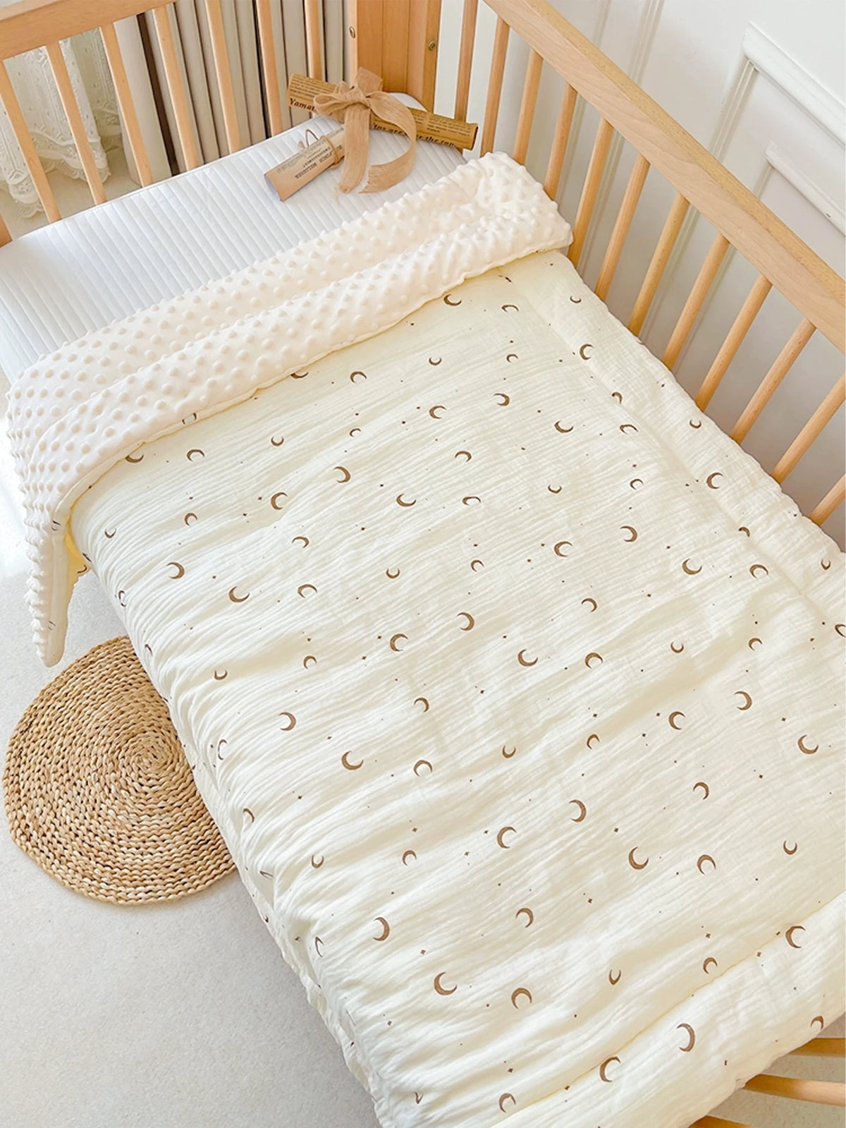 Baby Beanie Blanket – Cozy 3D Fleece Hat and Blanket for Infants and Toddlers