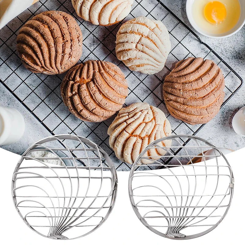 Stainless Steel Concha Bread Mold Set