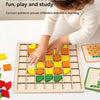 Wooden Shape & Color Mosaic Puzzle Set for Kids