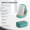 LED Lighted Travel Makeup Case with Adjustable Mirror