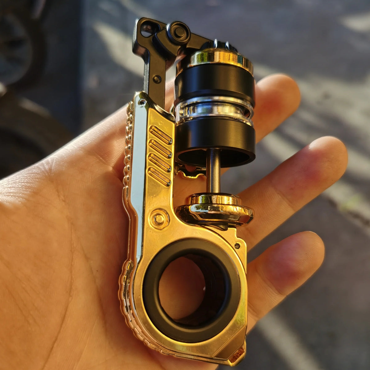 Precision Metal Fidget Slider with Ratchet Mechanism