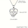 Elegant Heart Pendant Necklace