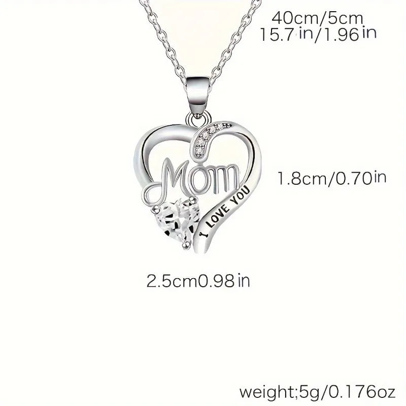 Elegant Heart Pendant Necklace