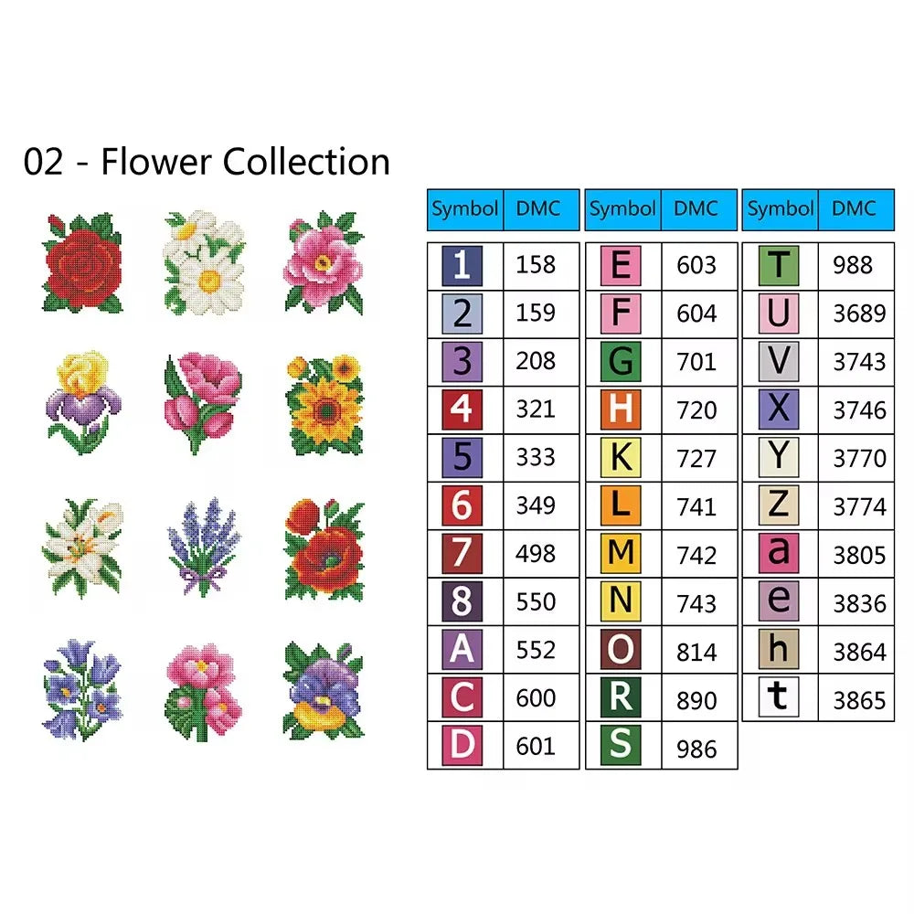 5D DIY Diamond Painting Kit – Floral Rose Art Set for Home Decor