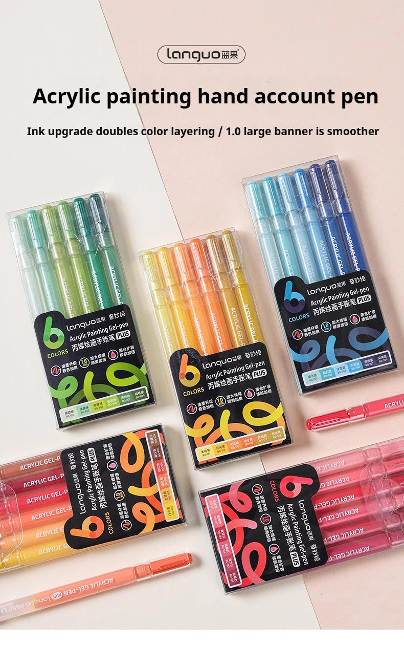Vibrant Gel Pen Set – Smooth Writing for Art, Notes & Journaling