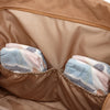 Soft Corduroy Diaper Backpack with Large Capacity