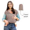 Knitted Fabric Baby Carrier for Front Carrying, Sleeping & On-the-Go Comfort